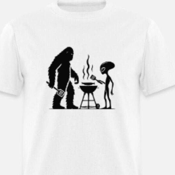 Bigfoot and Alien BBQ - Picture 1 of 1